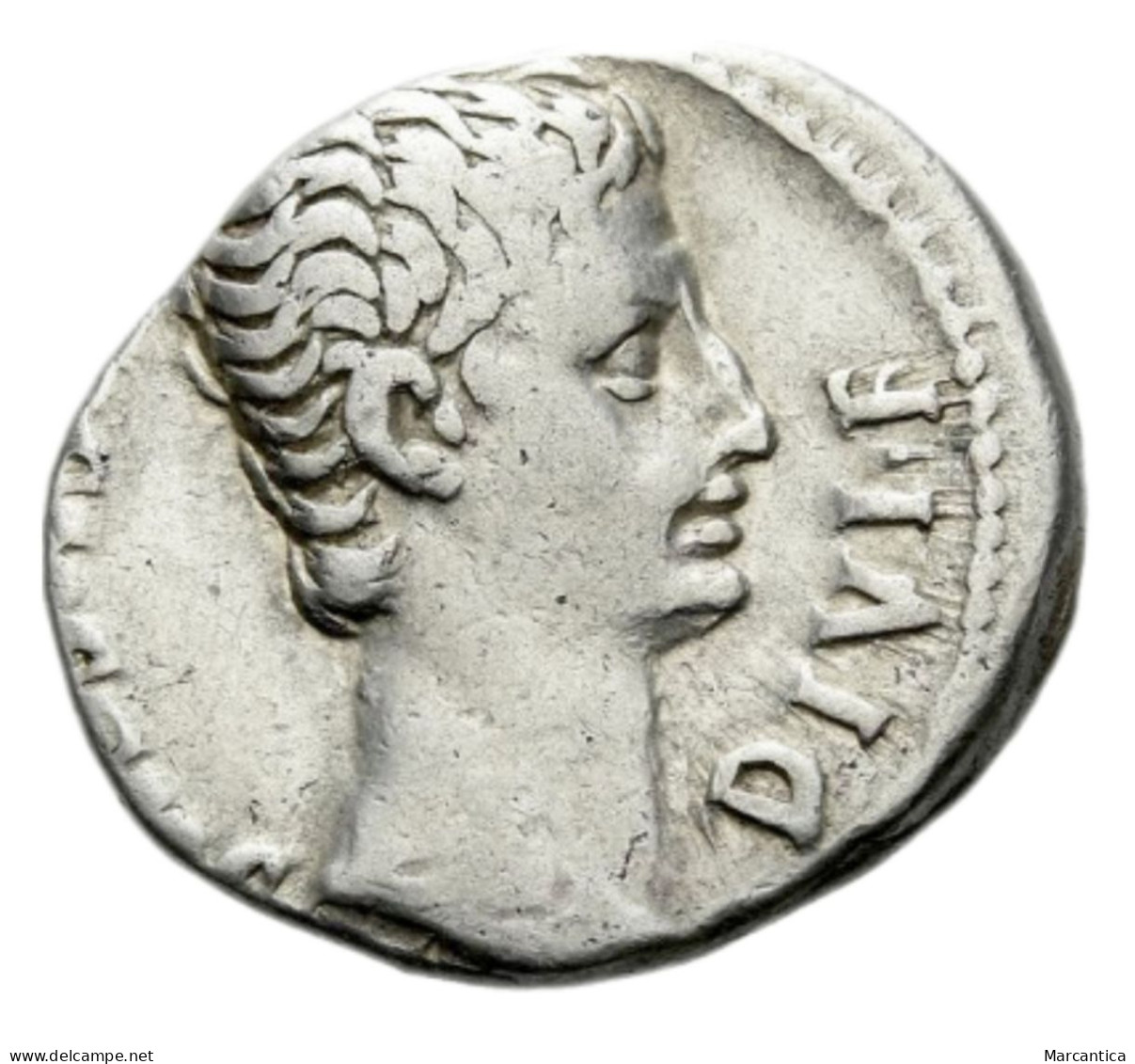 AUGUSTUS. 27 BC-AD 14. AR Denarius. Lugdunum (Lyon) Mint. Struck 15 BC. - The Julio-Claudians (27 BC To 69 AD)