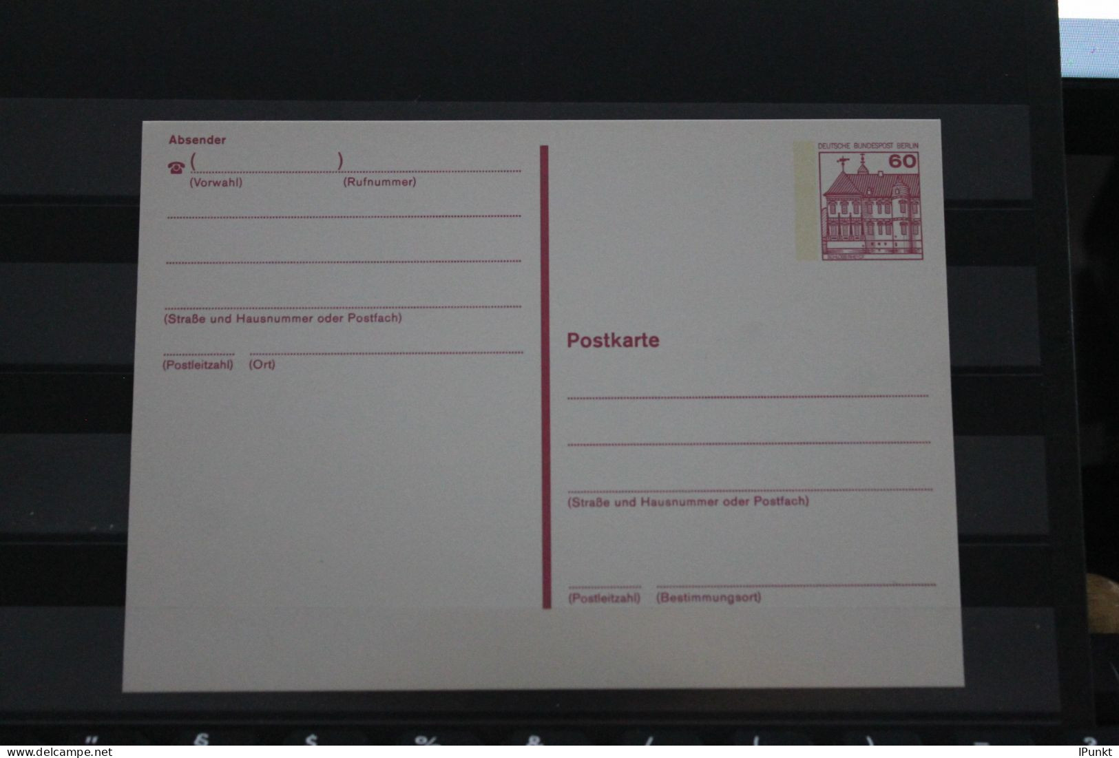 Berlin 1982; Ganzsache Burgen & Schlösser BuS: Postkarte  P 122; Ungebraucht - Cartoline - Nuovi