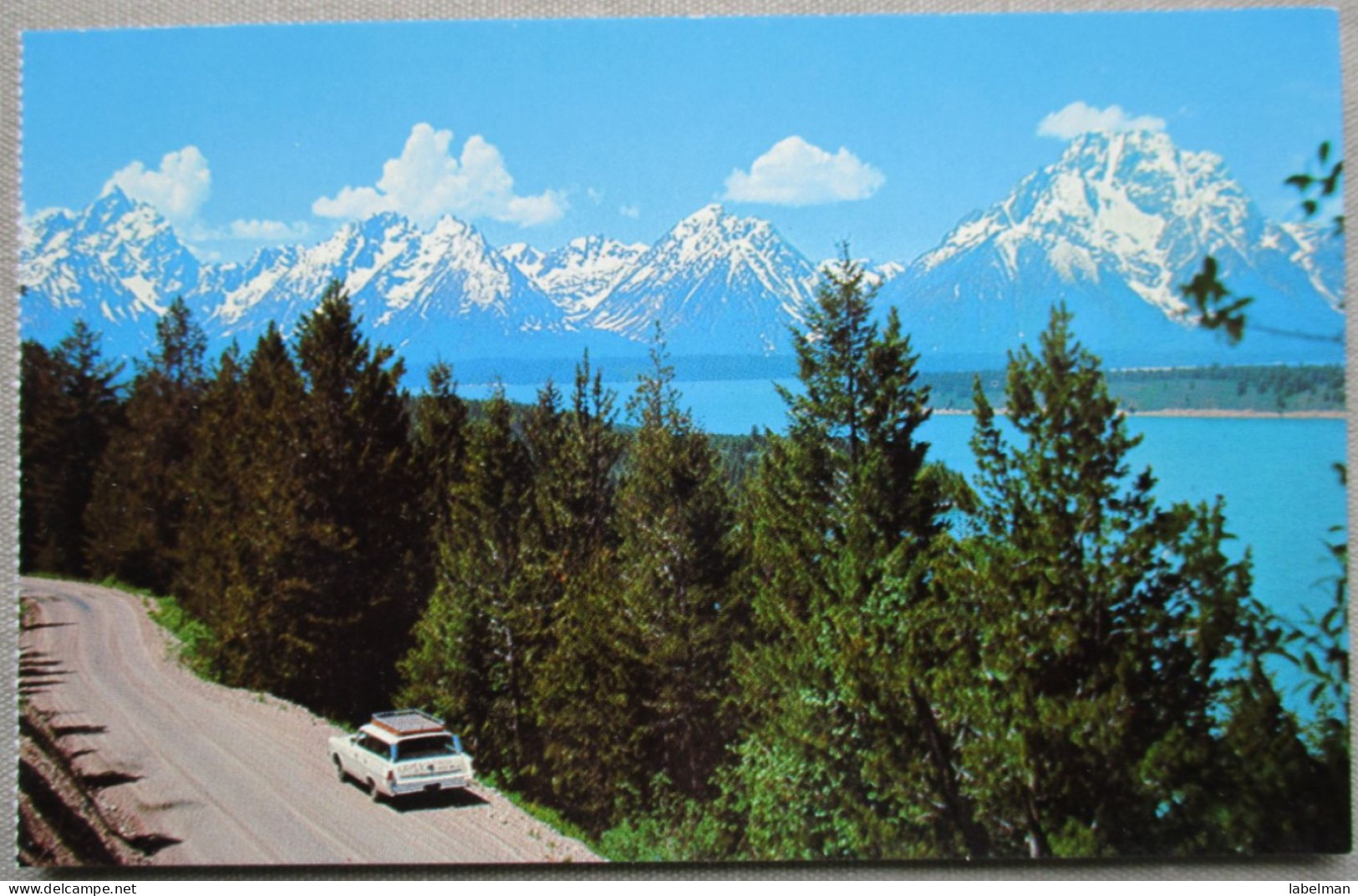 USA UNITED STATES GRAND TETON PARK WYOMING MOUNT MORAN POSTCARD CARTE POSTALE ANSICHTSKARTE CARTOLINA POSTKARTE - Las Vegas