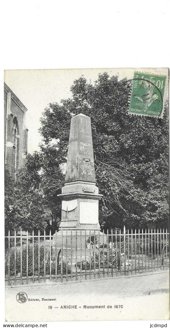 Aniche Monument Aux Morts - Aniche