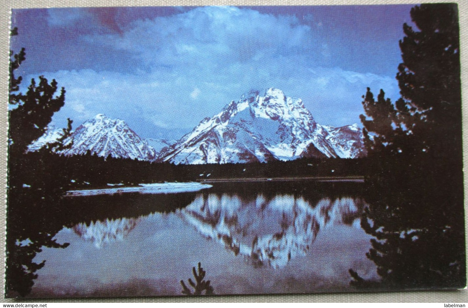 USA UNITED STATES GRAND TETON PARK WYOMING JACKSON LAKE CARD POSTCARD CARTE POSTALE ANSICHTSKARTE CARTOLINA POSTKARTE - Las Vegas