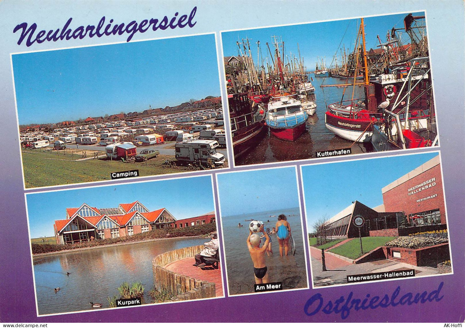 Neuharlingersiel - Camping, Kutterhafen, MEERWASSER HALLENBAD Kurpark Am Meer - Esens