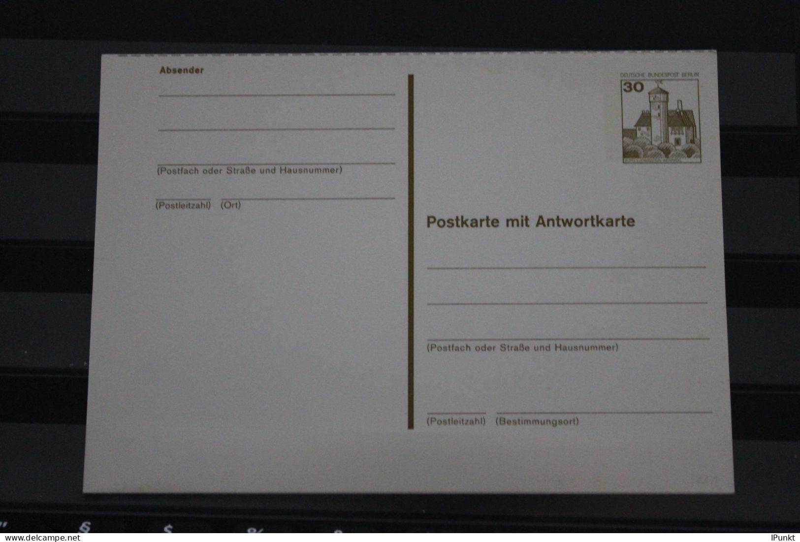 Berlin 1979; Ganzsache Burgen & Schlösser BuS: Postkarte  Mit Antwortkarte P 111;  Ungebraucht - Cartes Postales - Neuves