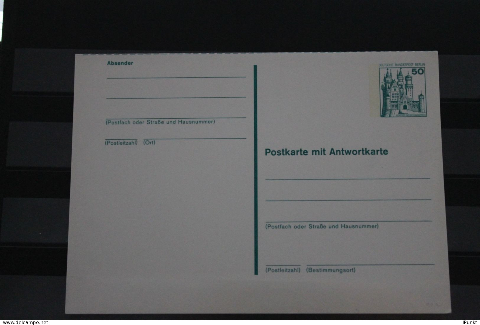 Berlin 1979; Ganzsache Burgen & Schlösser BuS: Postkarte  Mit Antwortkarte P 112;  Ungebraucht - Postkarten - Ungebraucht