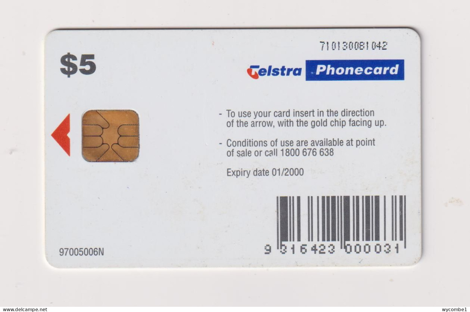 AUSTRALIA -   The Pinnacles Chip Phonecard - Australie