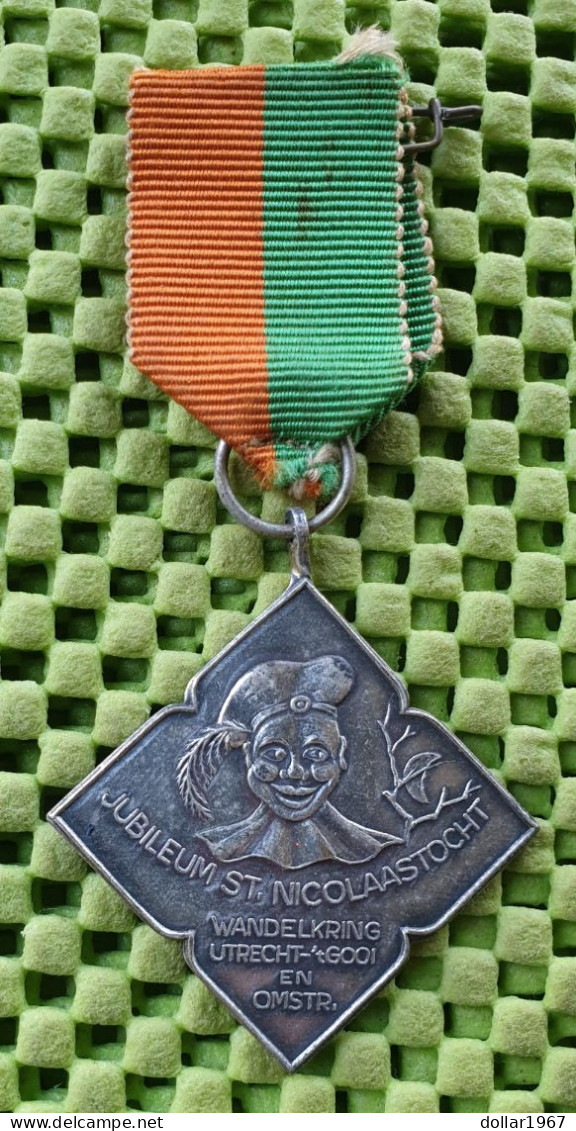 Medaille  :  Sint Nicolaarstocht - Utrecht - 'T Gooi En Omstr -  Original Foto  !!  Medallion  Dutch - Andere & Zonder Classificatie