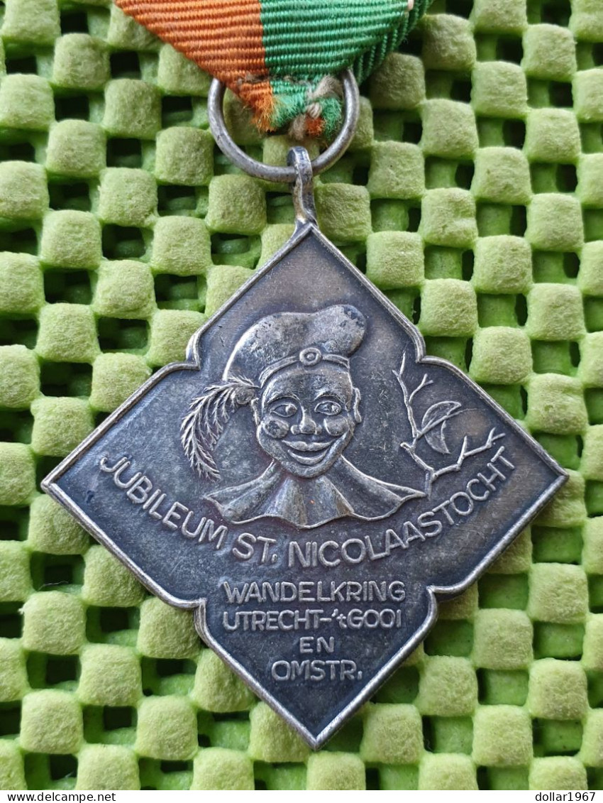 Medaille  :  Sint Nicolaarstocht - Utrecht - 'T Gooi En Omstr -  Original Foto  !!  Medallion  Dutch - Andere & Zonder Classificatie