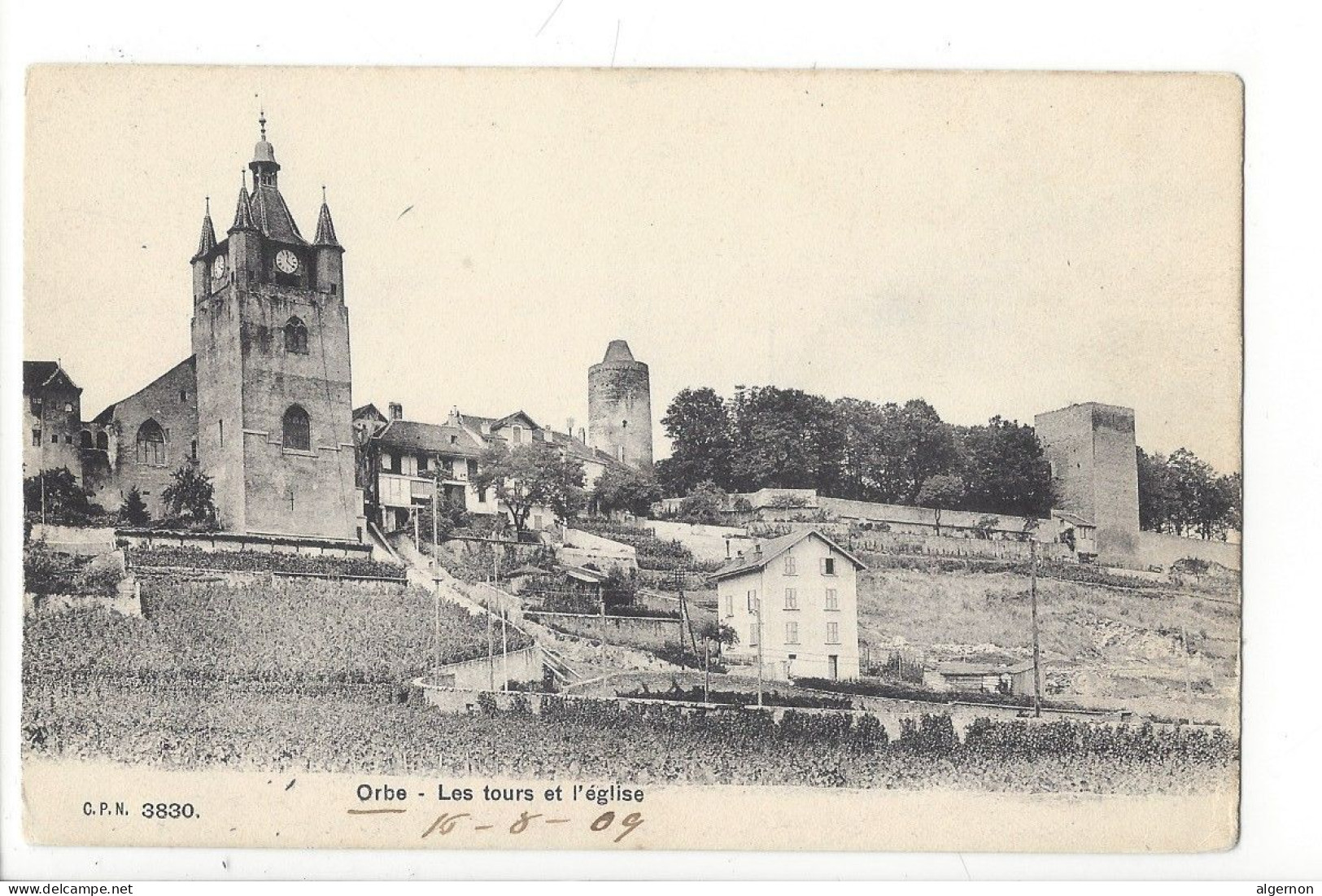 32102 - Orbe Les Tours Et L'église - Orbe