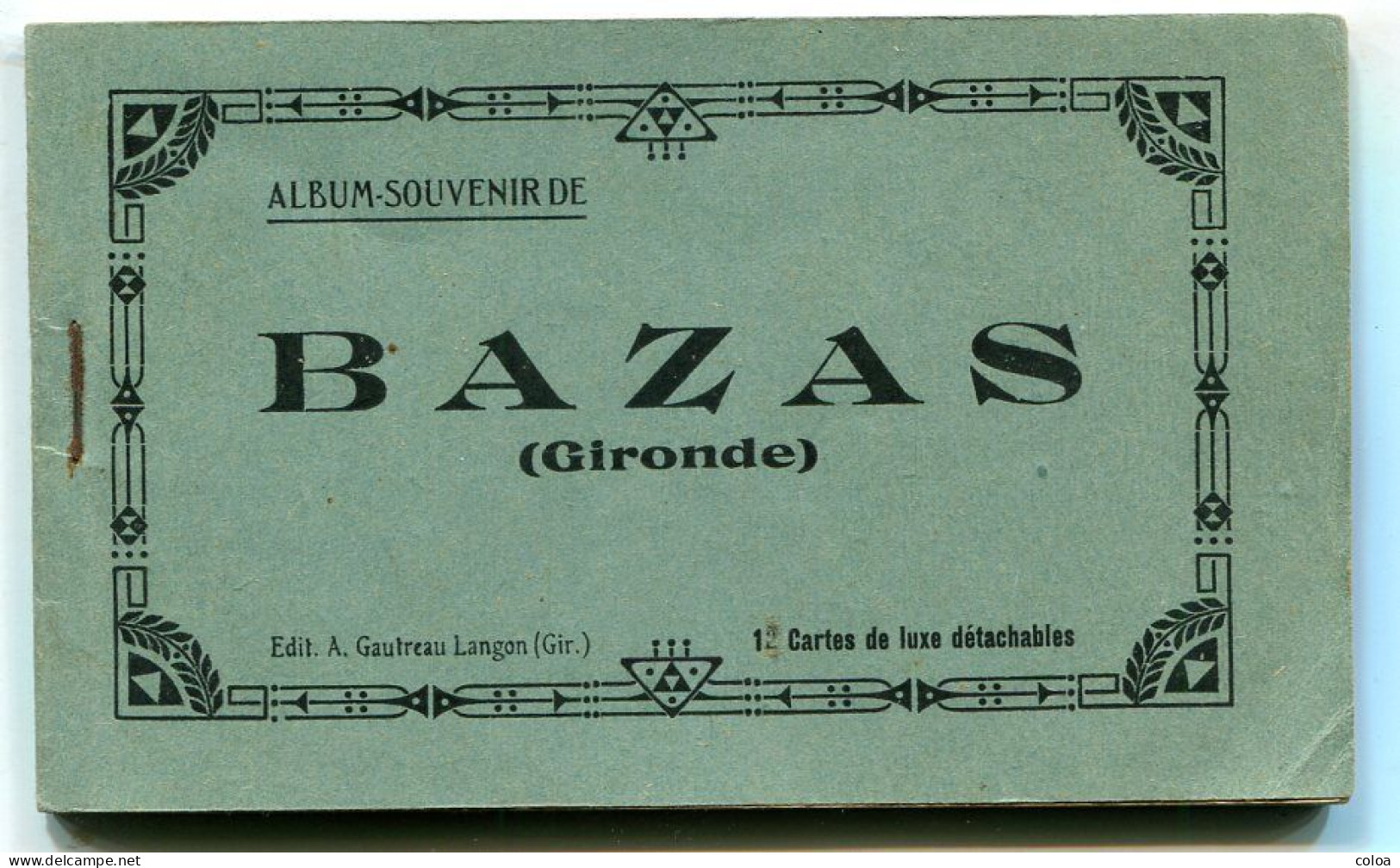 Album Souvenir De Bazas 12 Cartes Postales Détachables - Bazas