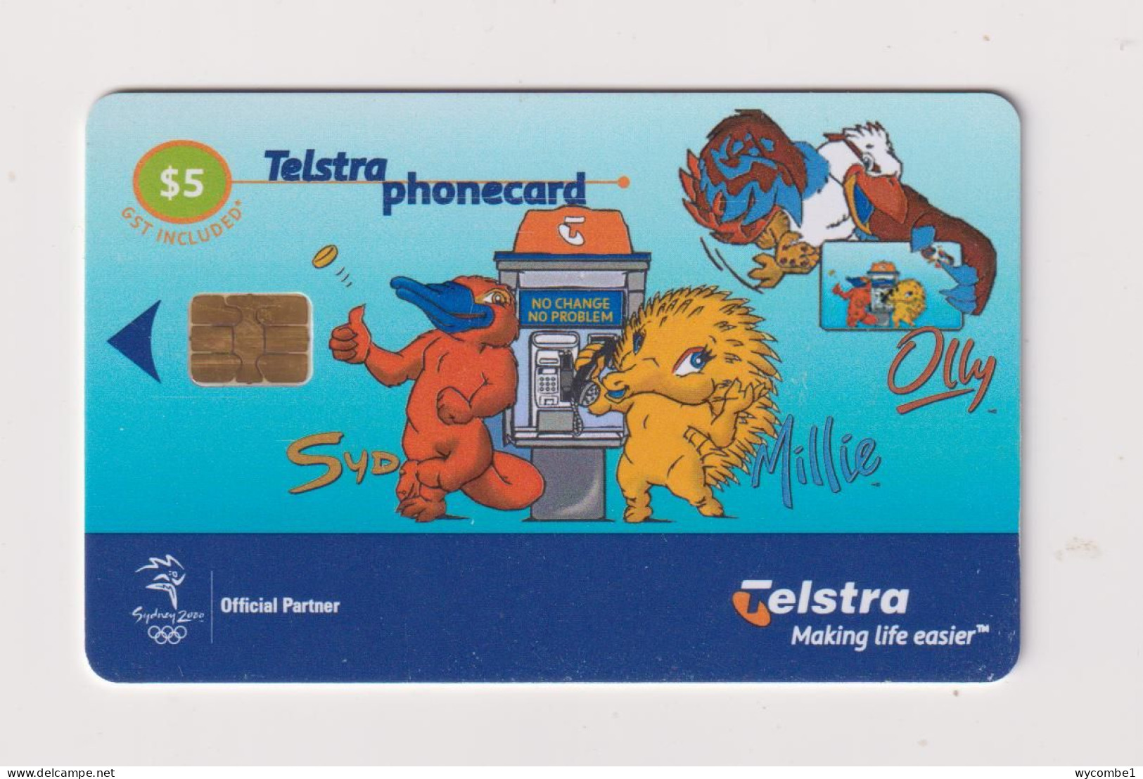 AUSTRALIA -   Olympic Mascots Chip Phonecard - Australie