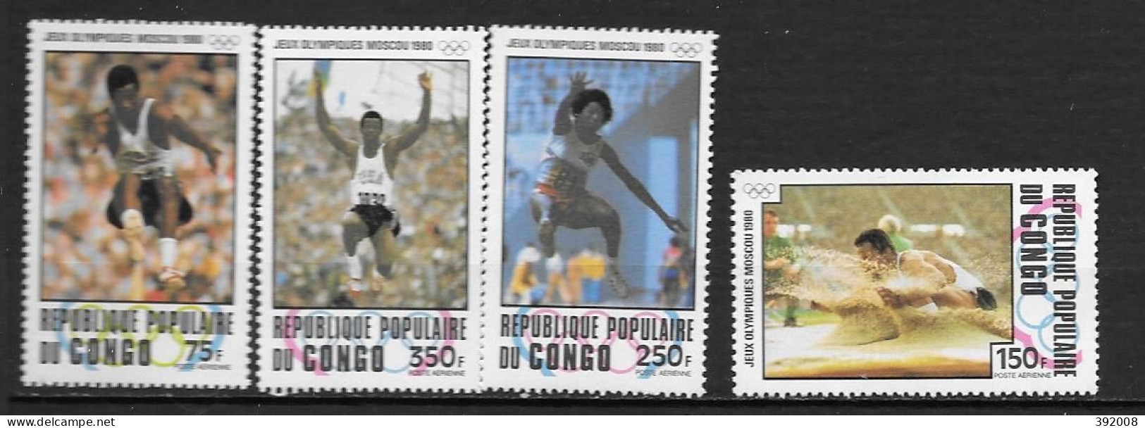 PA - 1980 - N° 269 à 272**MNH - Jeux Olympiques De Moscou - Ungebraucht