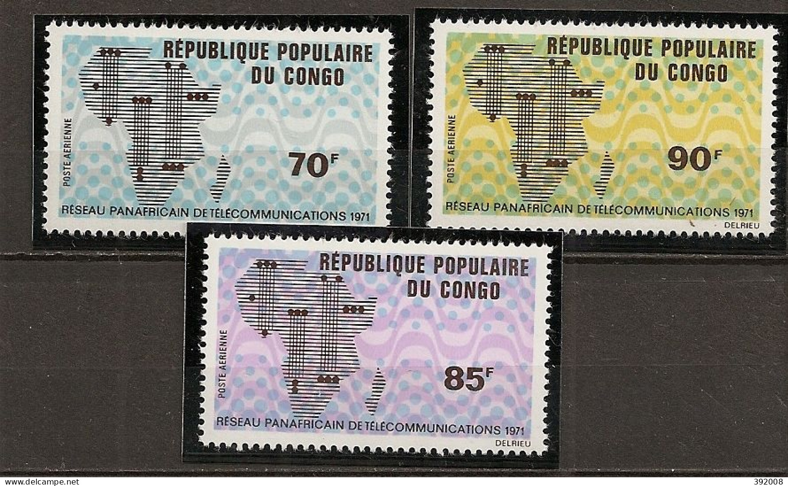 PA - 1971 - N° 118 à 120**MNH - Réseau Panafricain Des Télécoms - Ungebraucht
