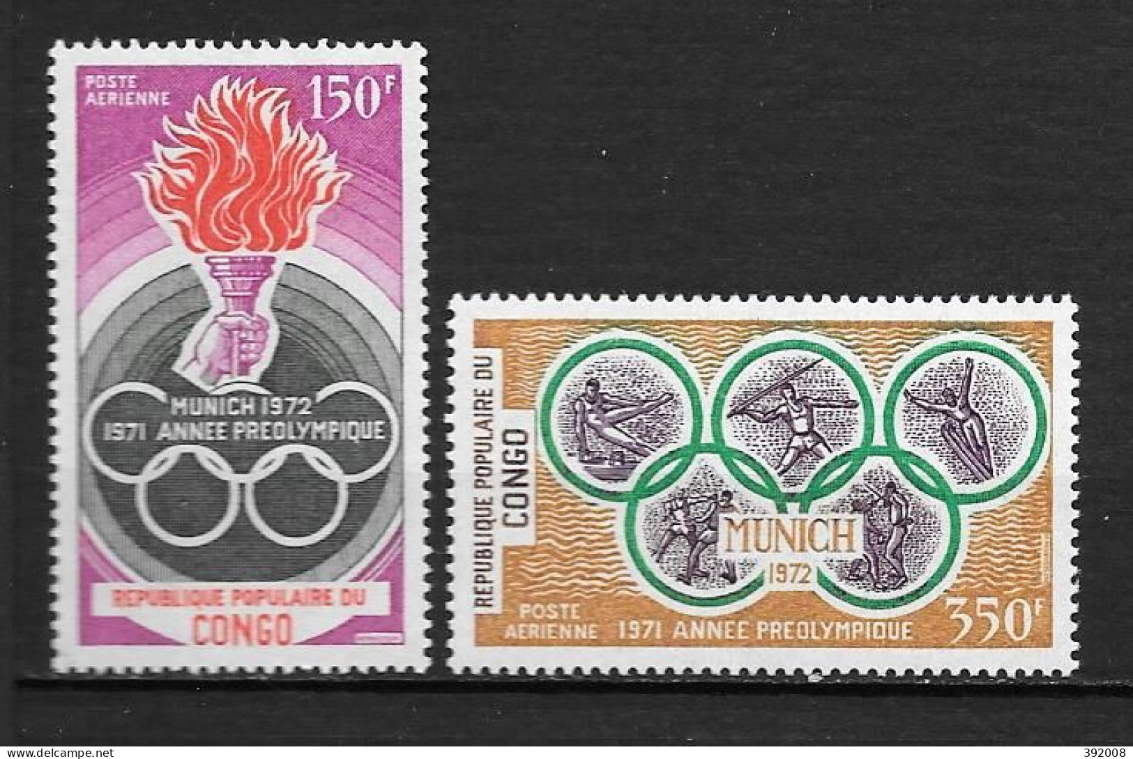 PA - 1971 - N° 123 à 124**MNH - Année Préolympique - Ungebraucht