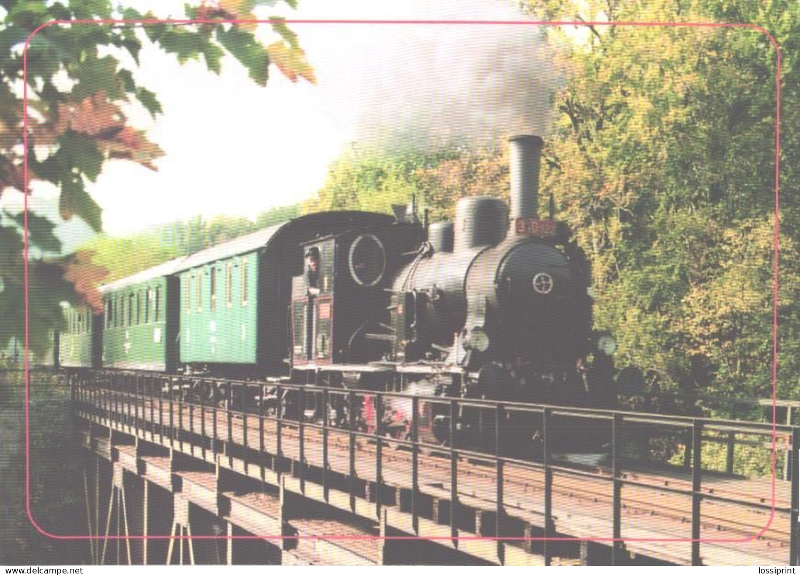 Czech:Bridge Over Orlici With Steam Locomotive With Passenger Train - Kunstbauten