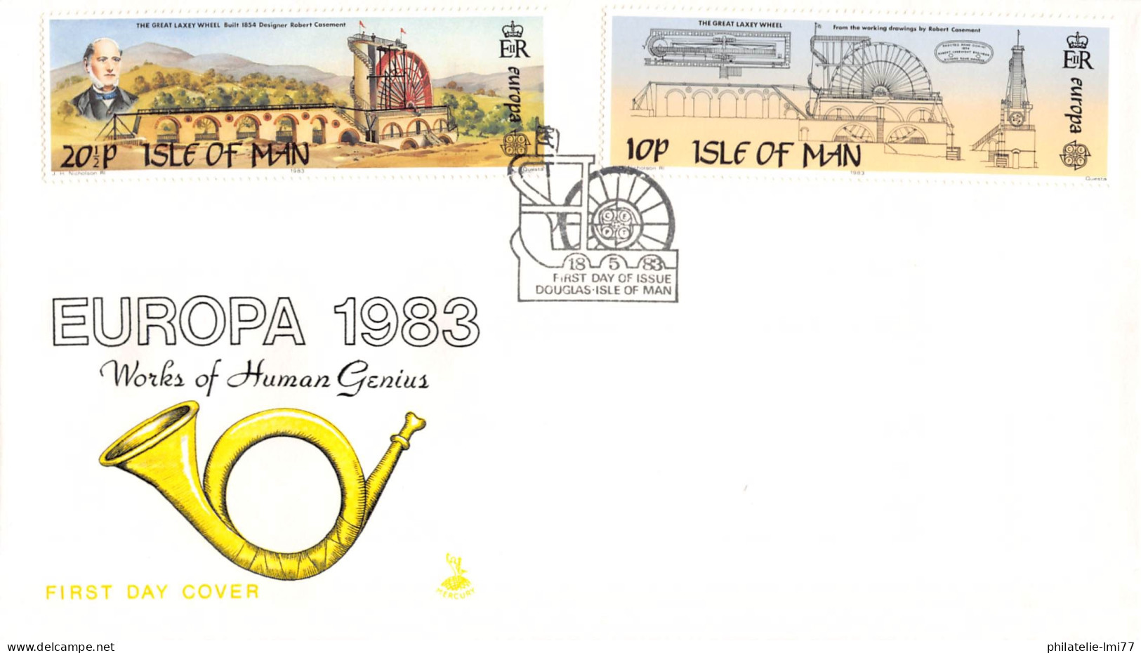 Ile De Man - FDC Europa 1983 - 1983