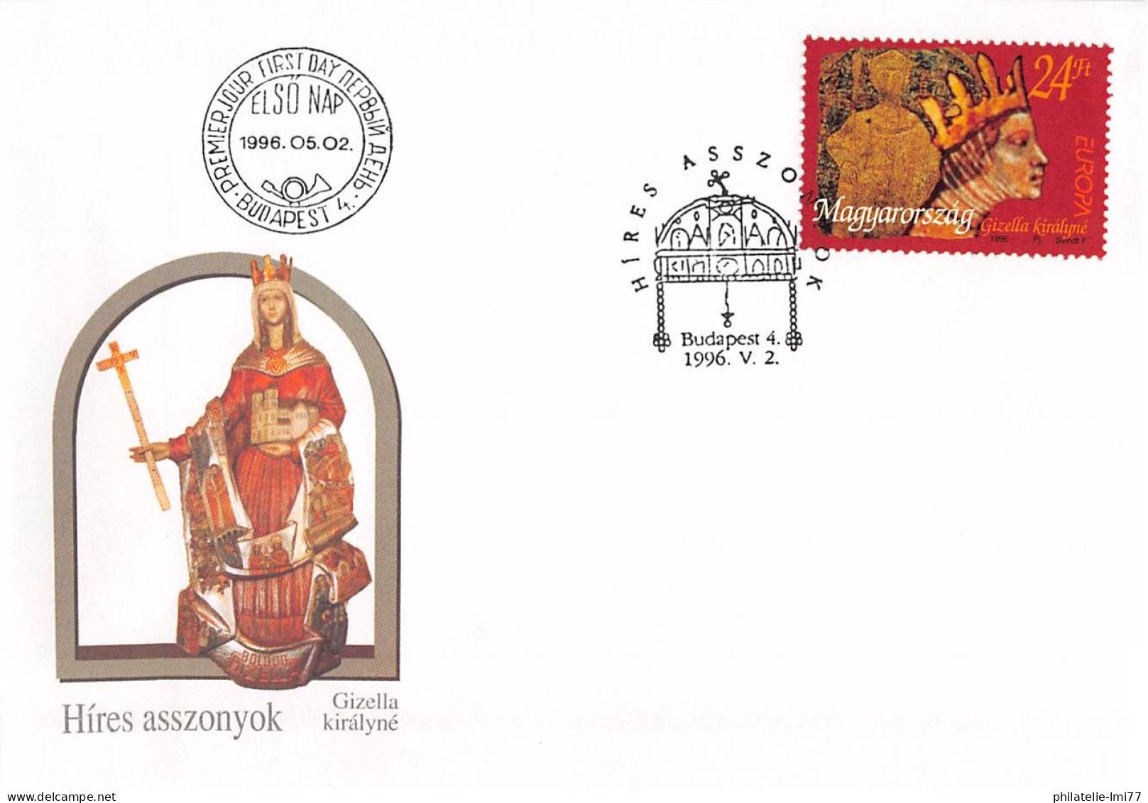 Hongrie - FDC Europa 1996 - 1996