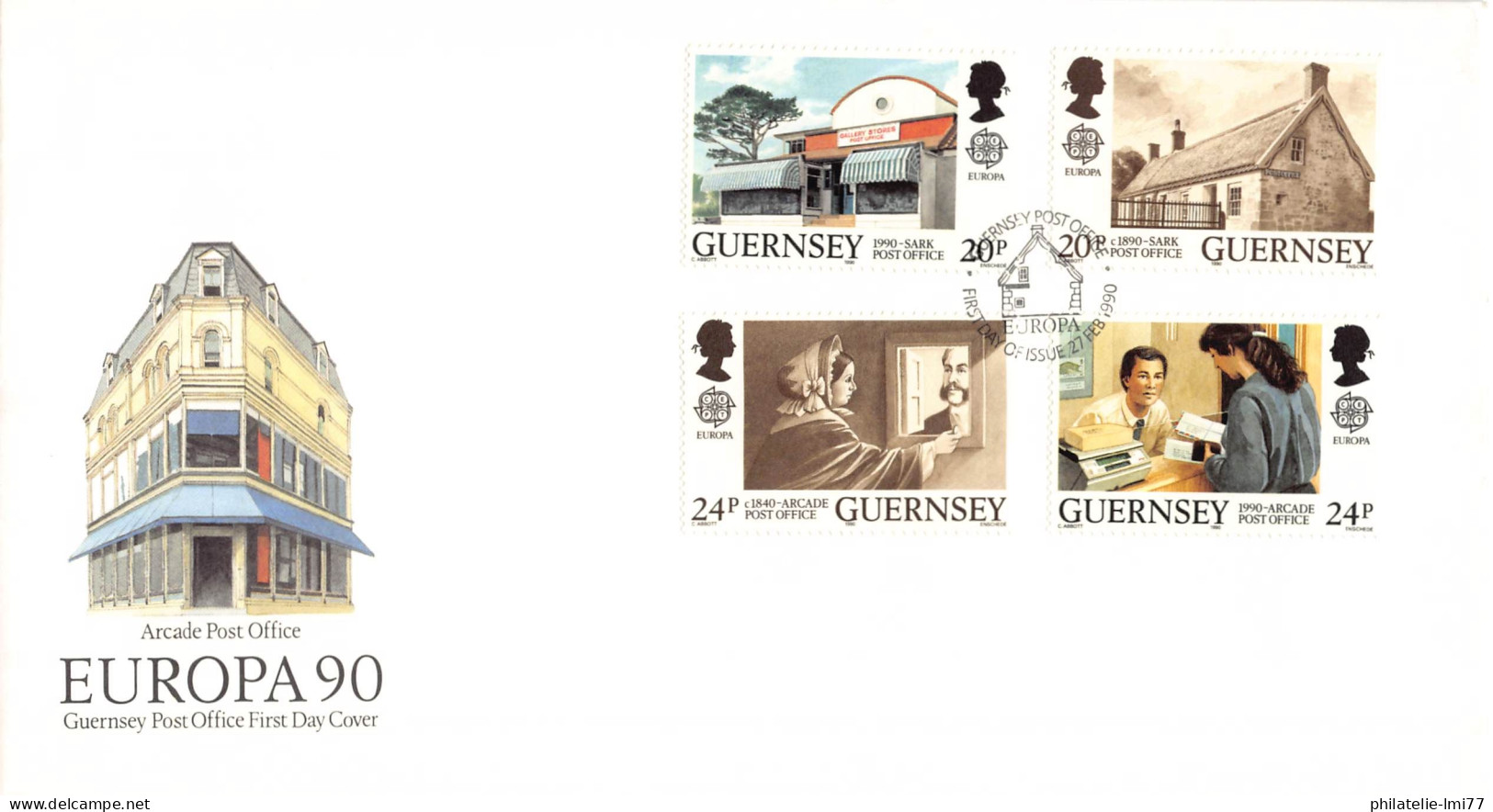 Guernesey - FDC Europa 1990 - 1990