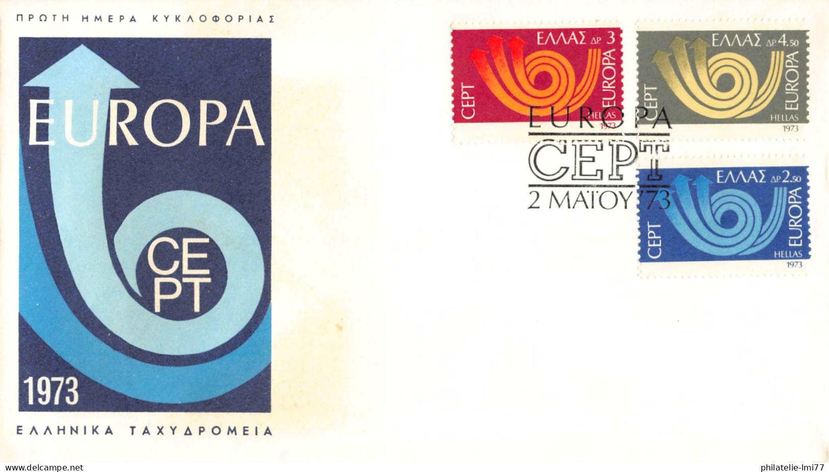 Grèce - FDC Europa 1973 - 1973