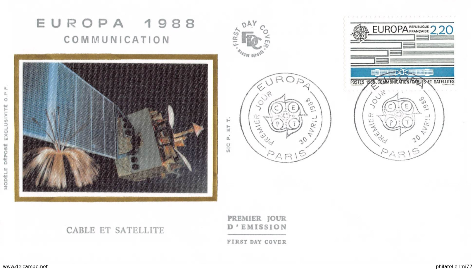 France - FDC Europa 1988 - 1988