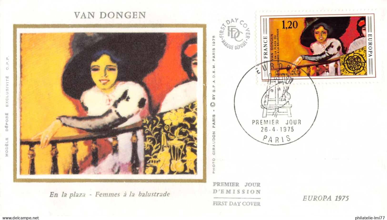 France - FDC Europa 1975 - 1975