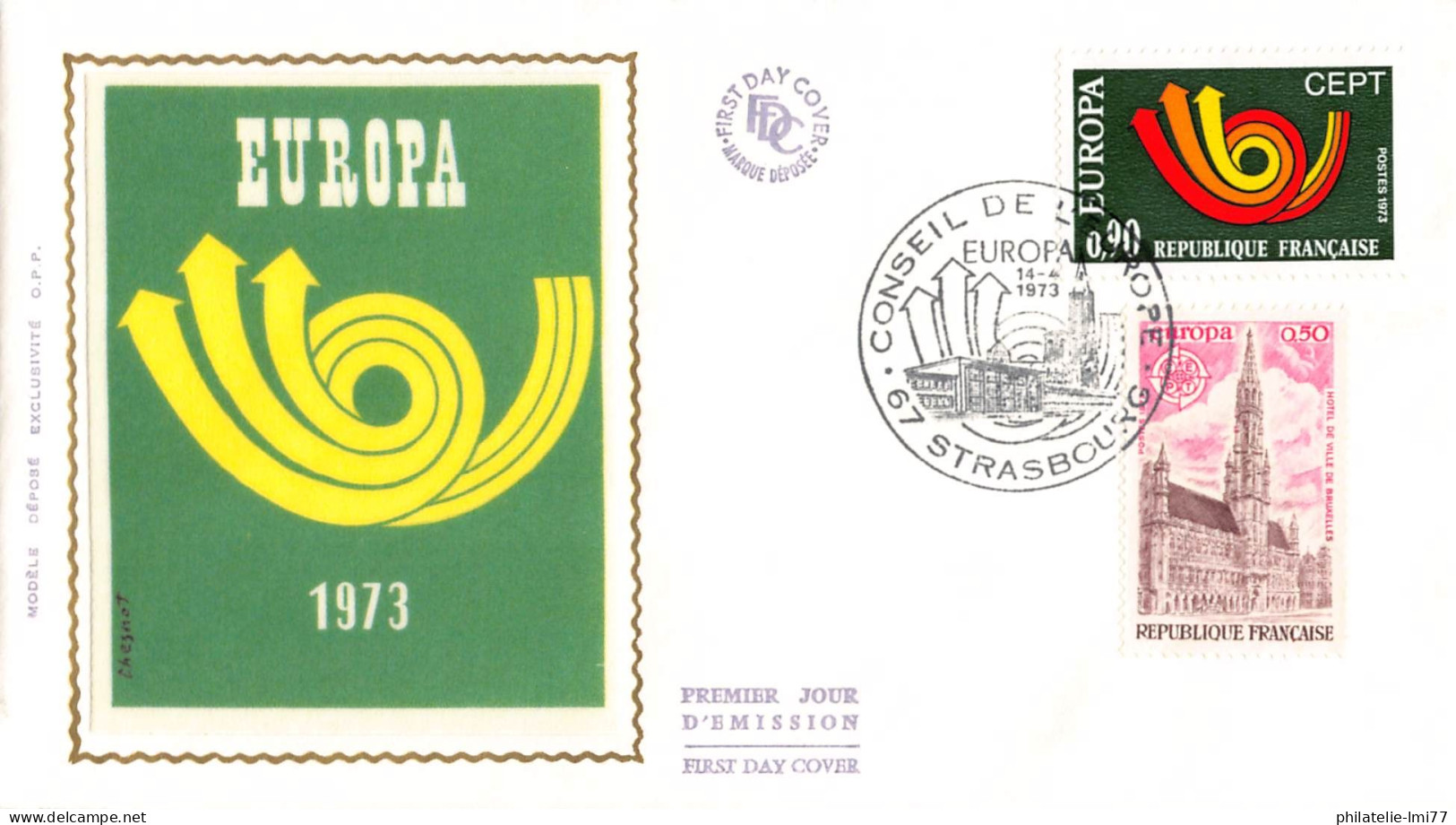 France - FDC Europa 1973 - 1973