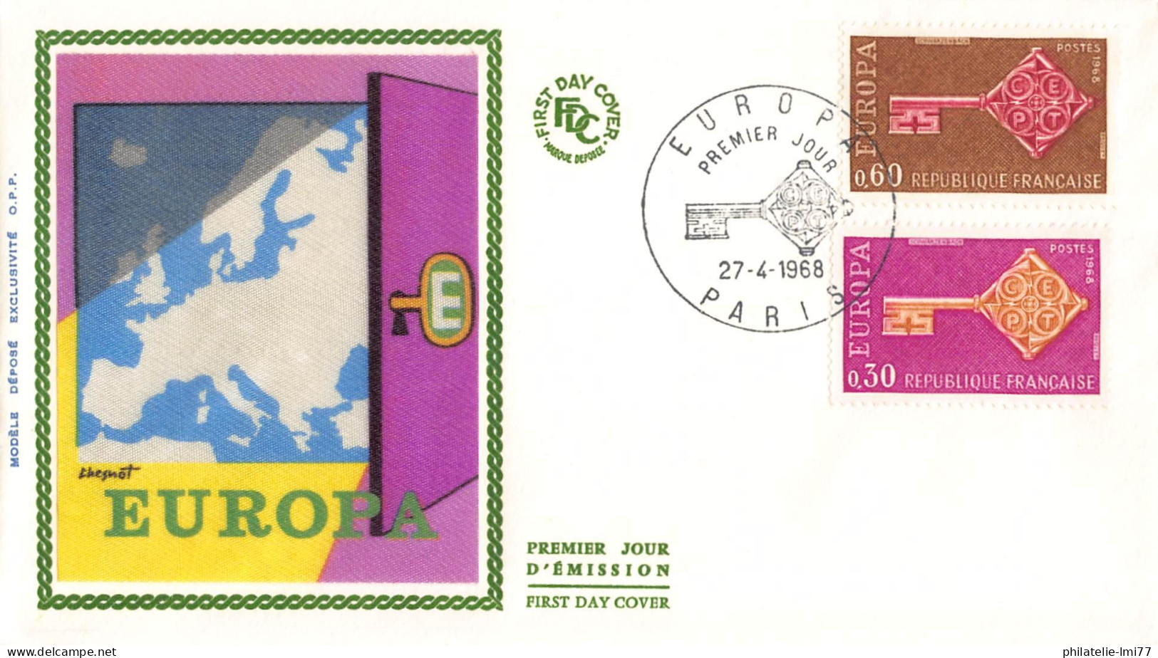 France - FDC Europa 1968 - 1968