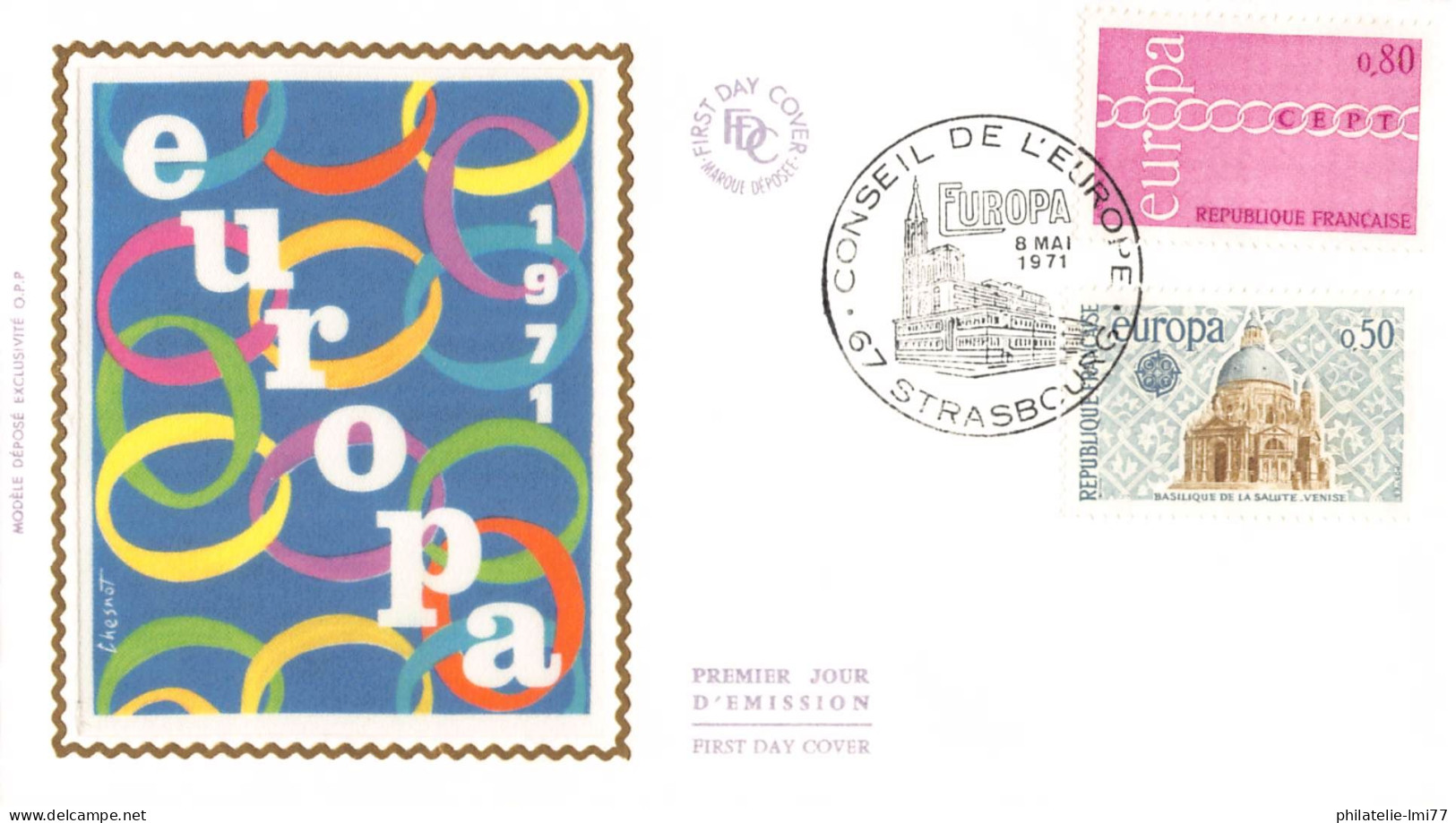 France - FDC Europa 1971 - 1971