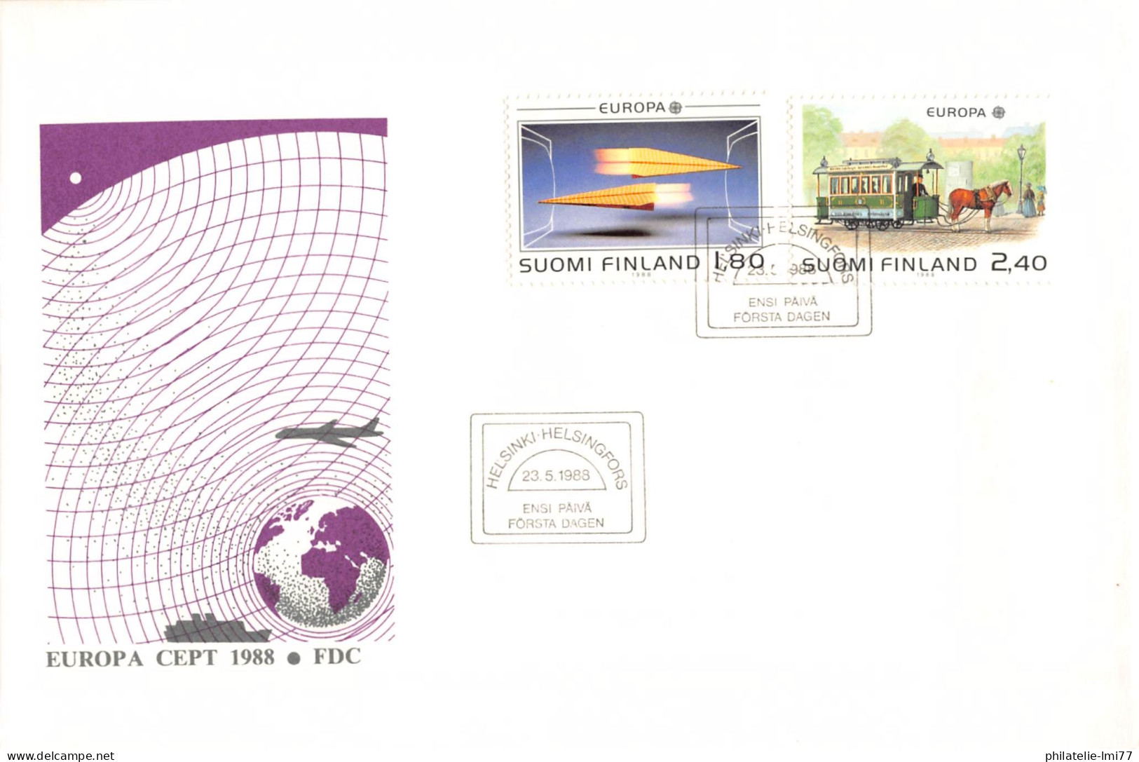 Finlande - FDC Europa 1988 - 1988