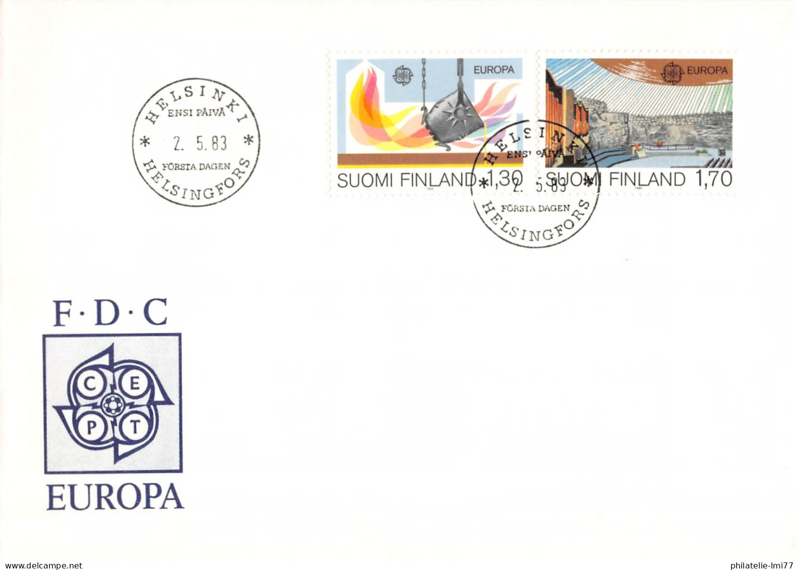 Finlande - FDC Europa 1983 - 1983