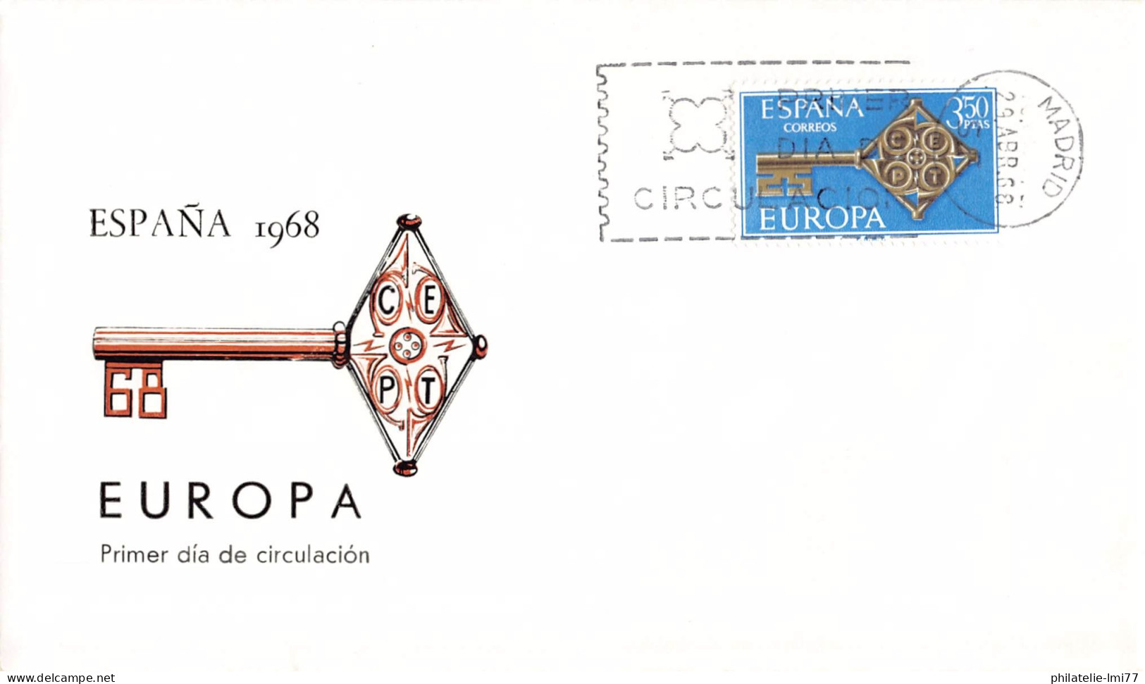 Espagne - FDC Europa 1968 - 1968