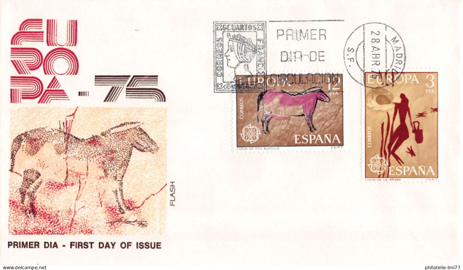 Espagne - FDC Europa 1975 - 1975