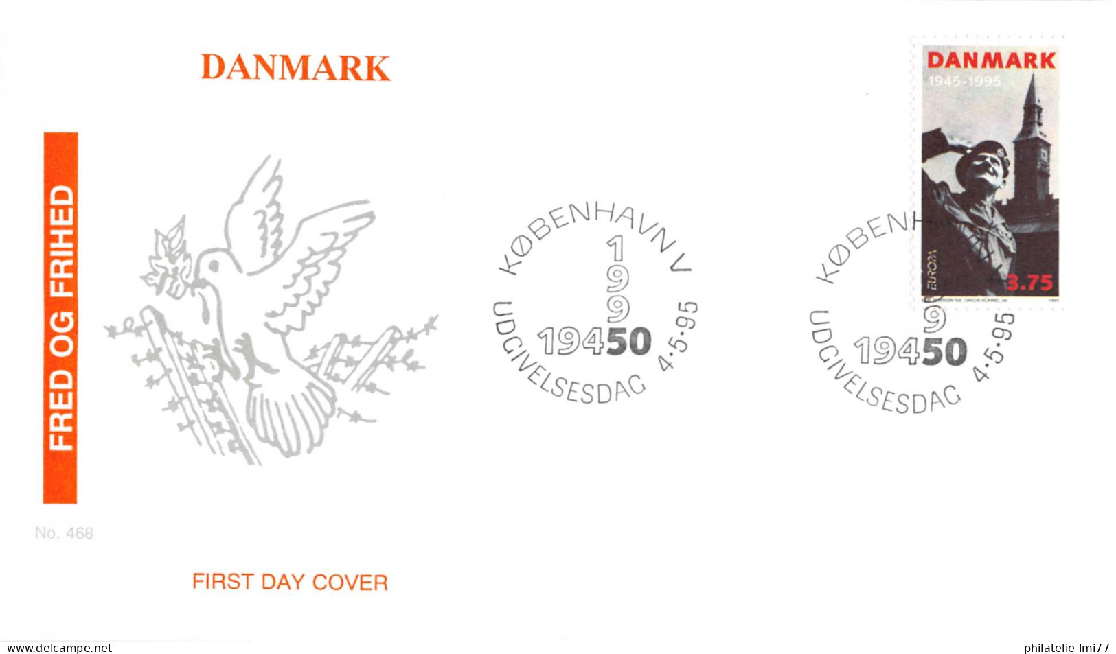 Danemark - FDC Europa 1995 - 1995