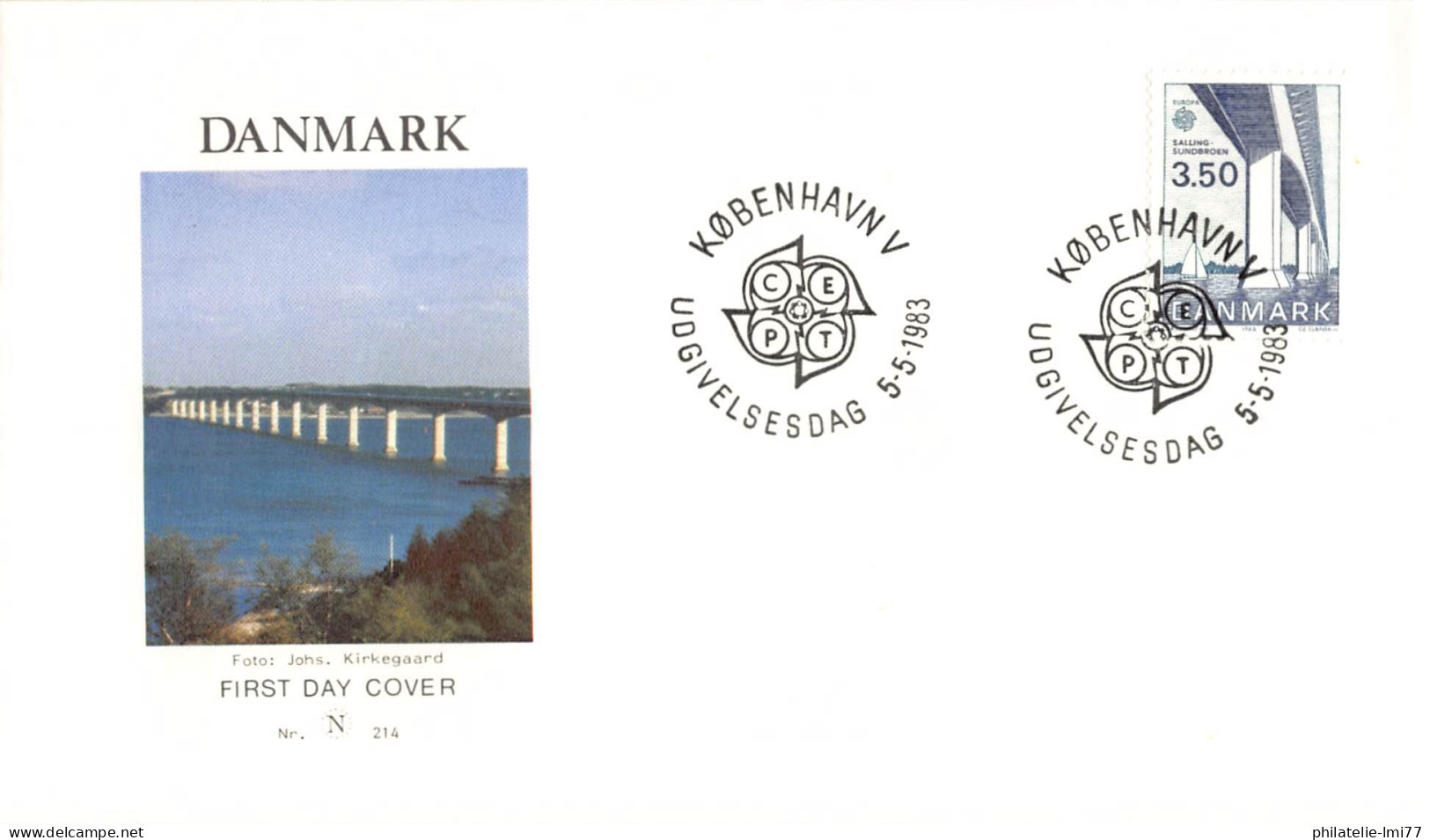 Danemark - FDC Europa 1983 - 1983