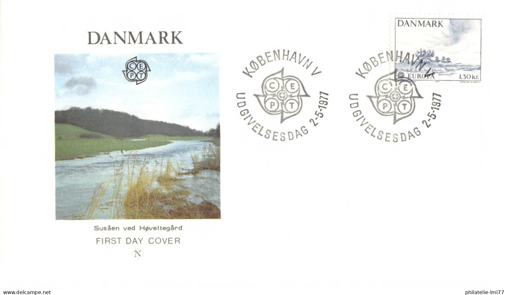 Danemark - FDC Europa 1977 - 1977