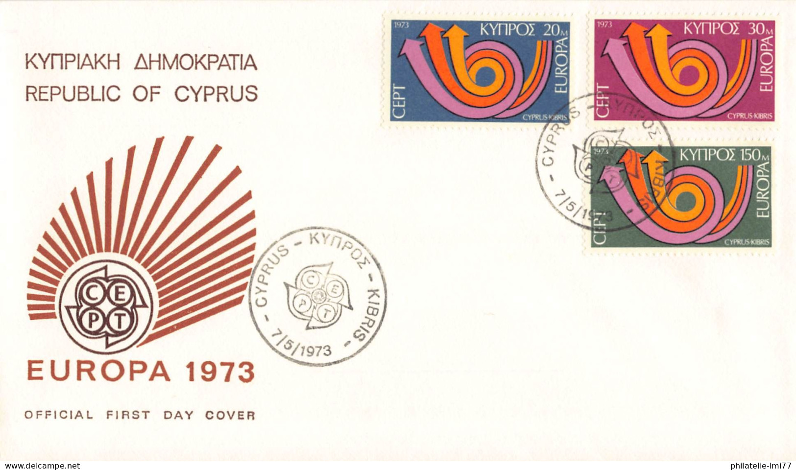 Chypre - FDC Europa 1973 - 1973