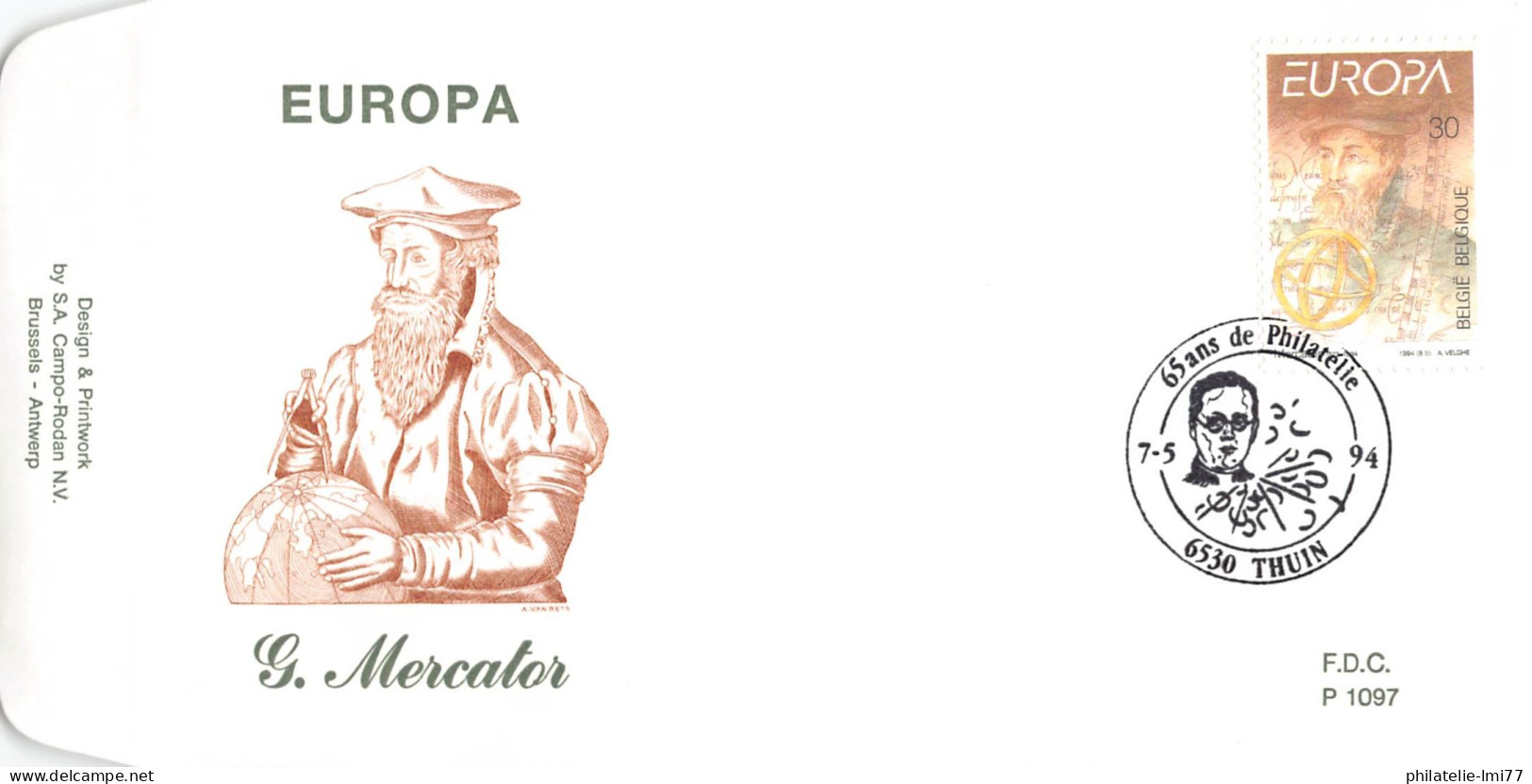 Belgique - FDC Europa 1994 - 1994