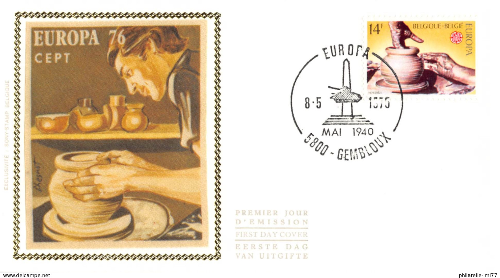 Belgique - FDC Europa 1976 - 1976