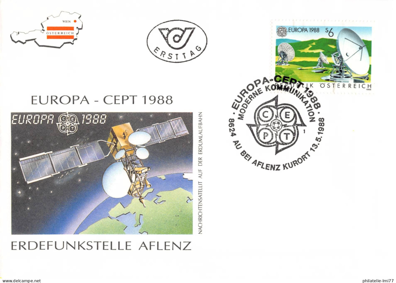 Autriche - FDC Europa 1988 - 1988