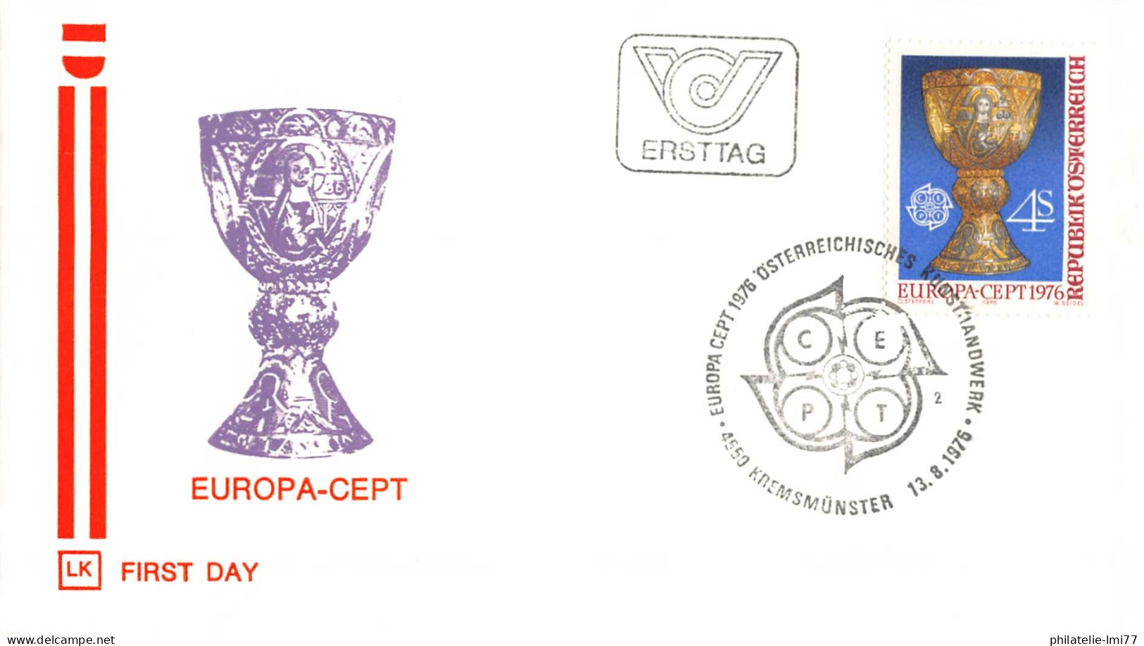 Autriche - FDC Europa 1976 - 1976