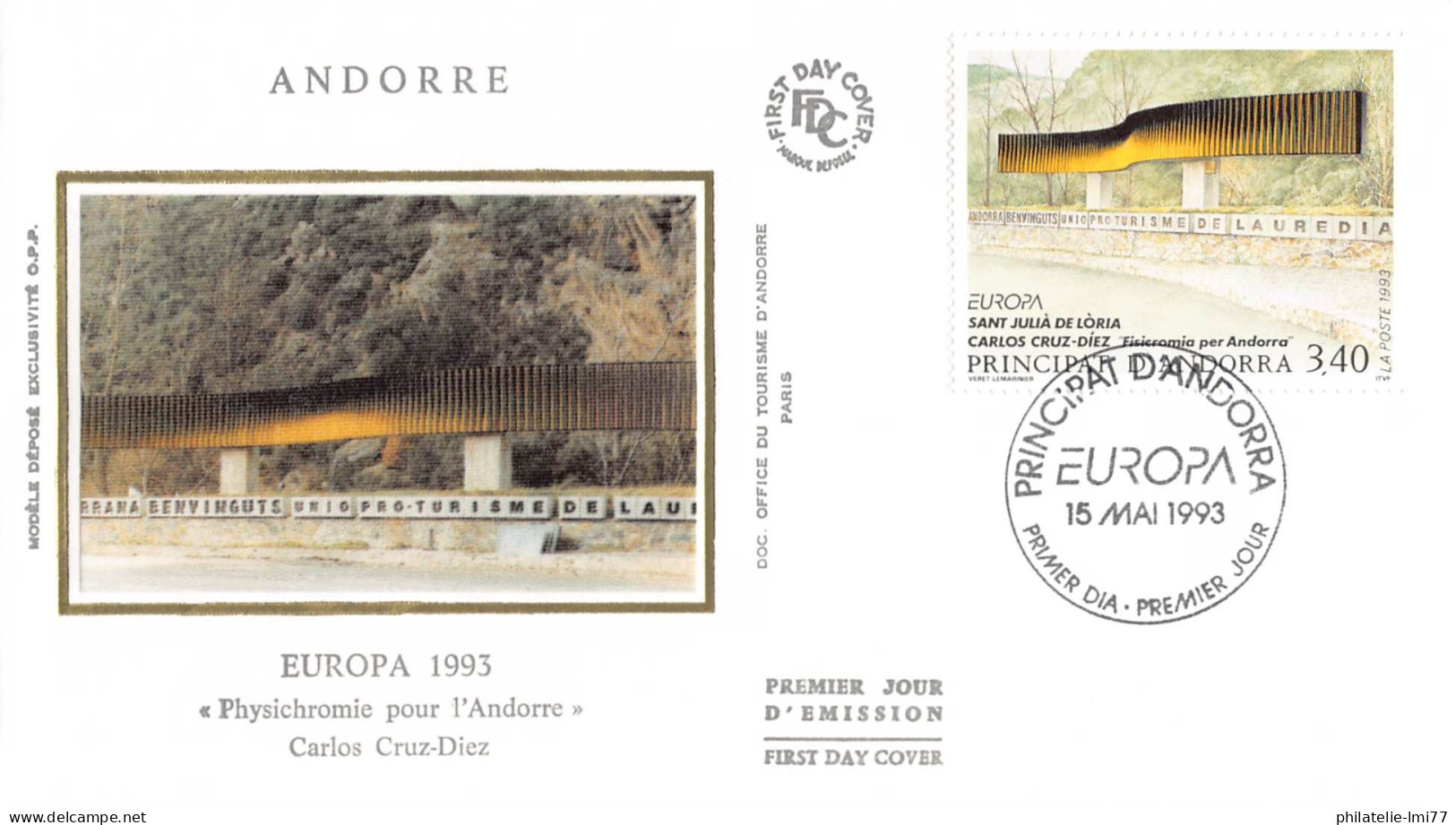 Andorre Français - FDC Europa 1993 - 1993