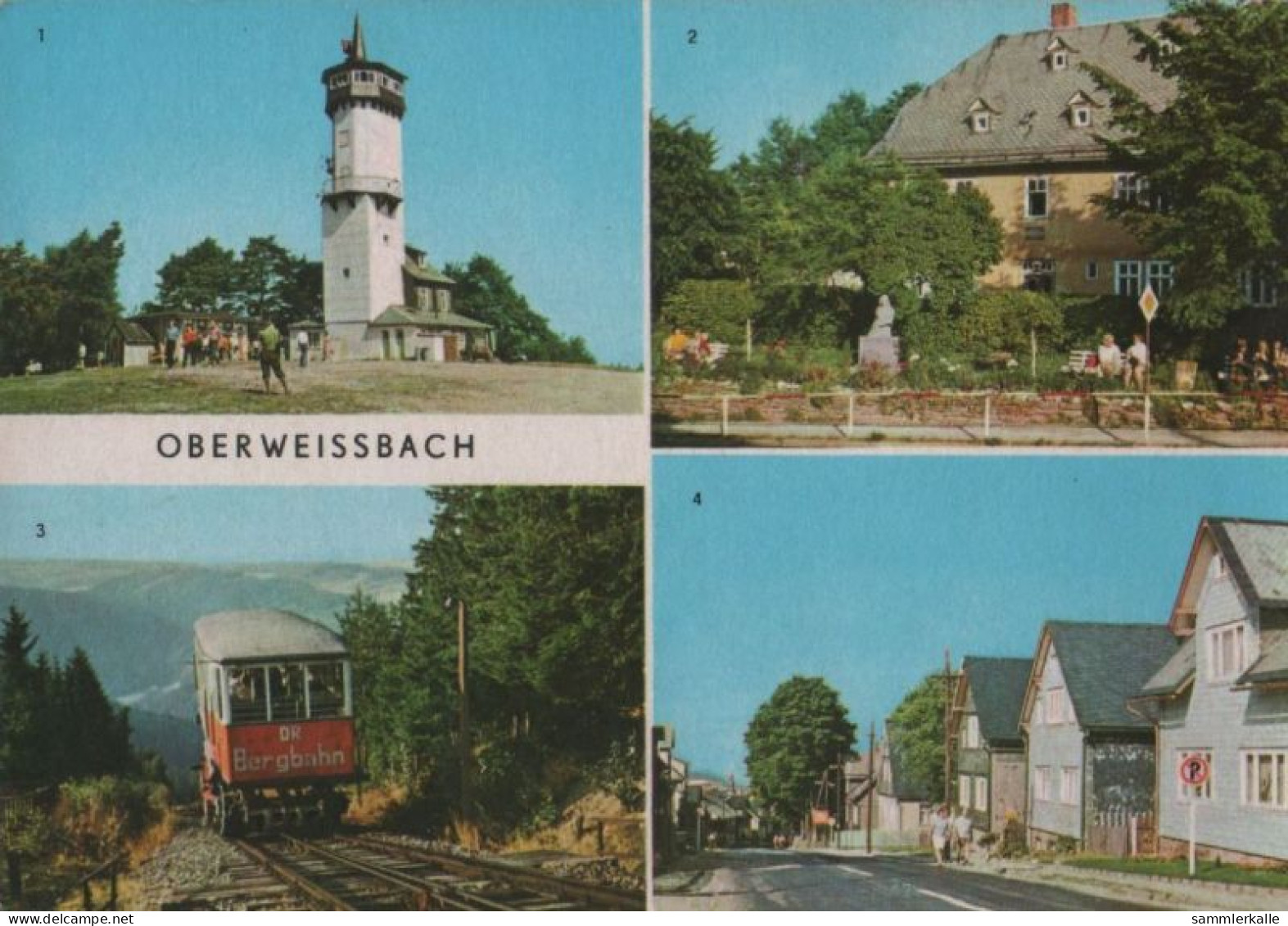 89490 - Oberweissbach - U.a. Fröbelturm - 1976 - Oberweissbach
