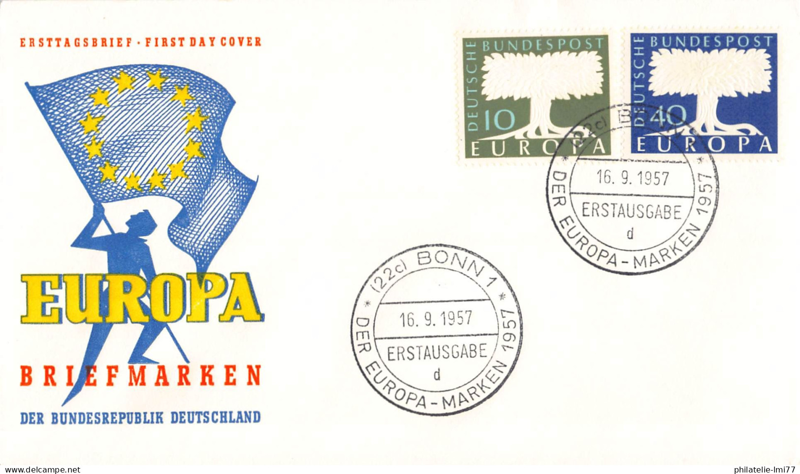 Allemagne - FDC Europa 1957 - 1957