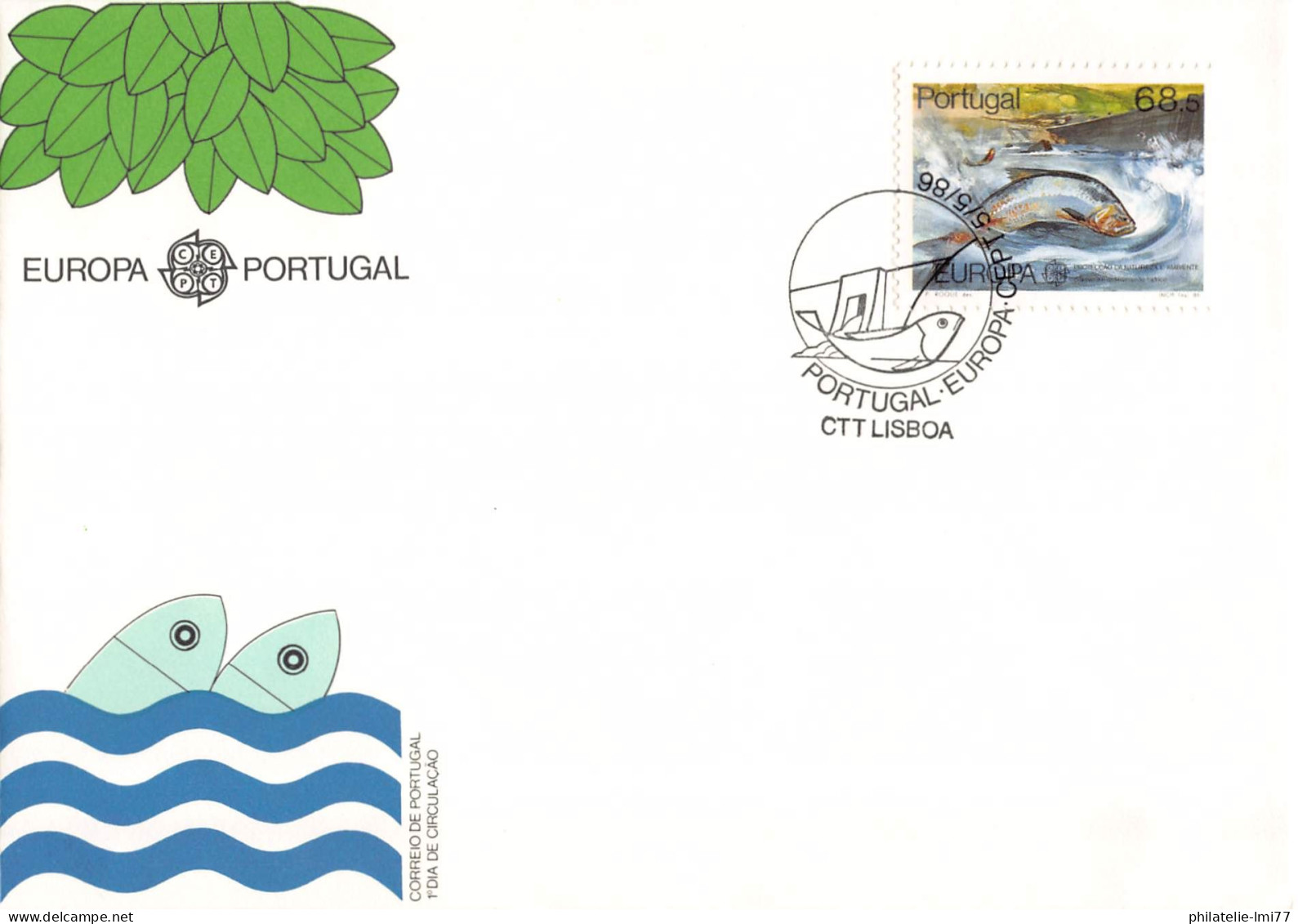 Portugal - FDC Europa 1986 - 1986