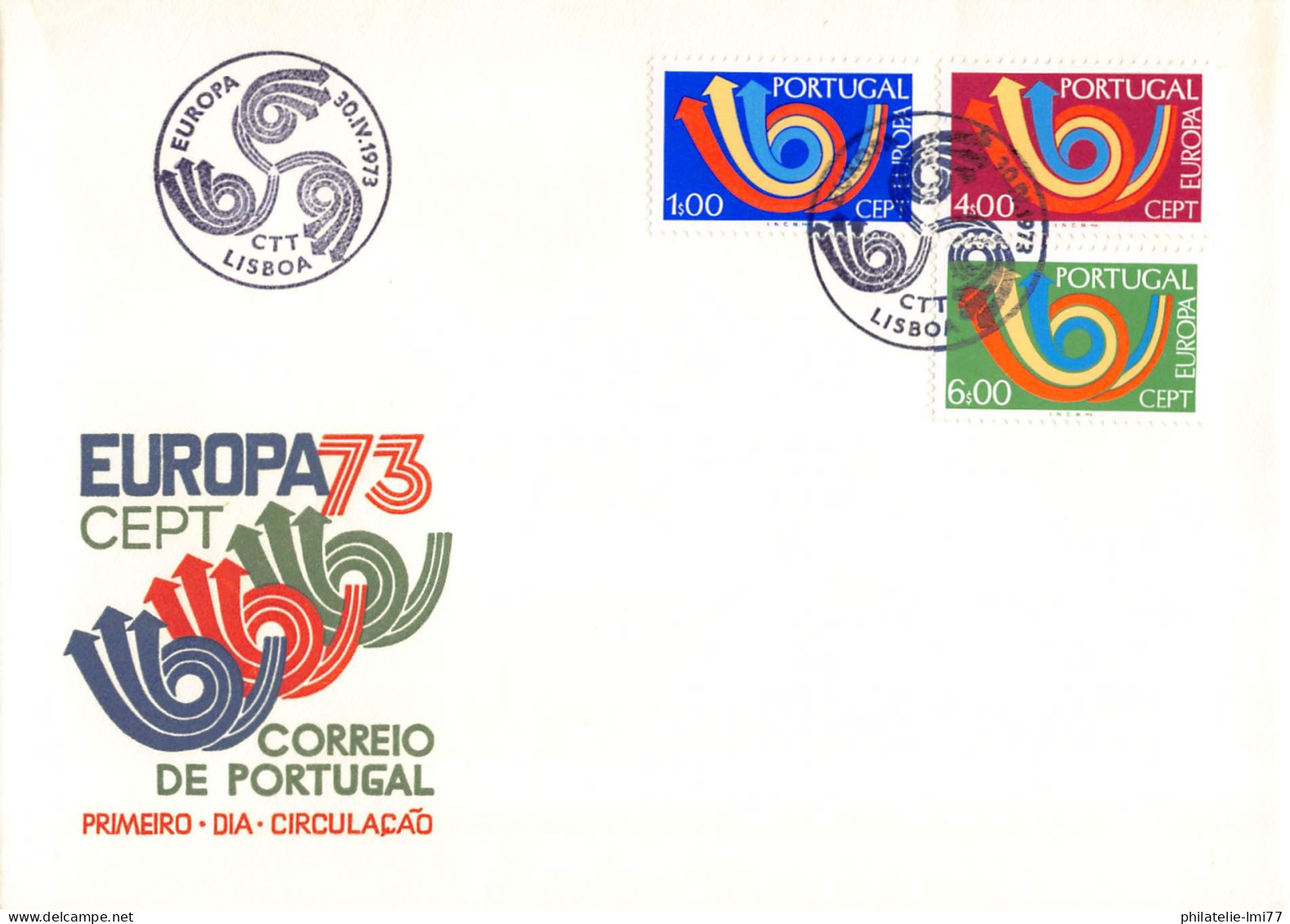 Portugal - FDC Europa 1973 - 1973