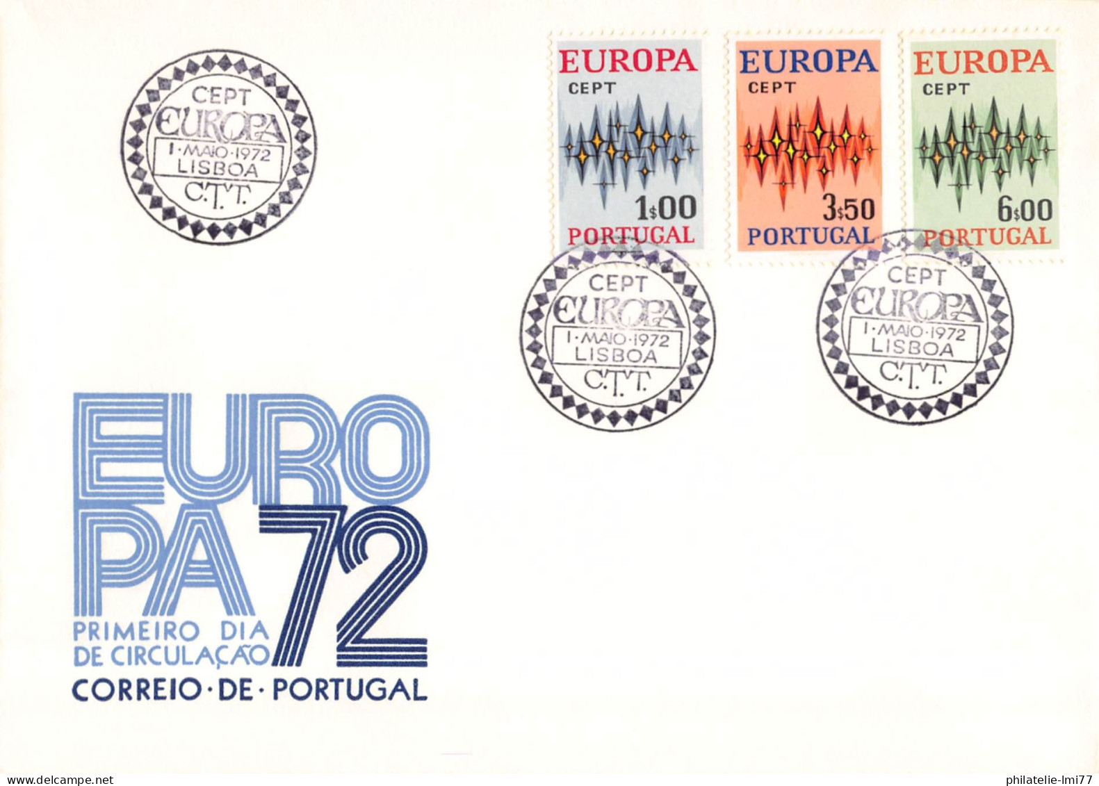 Portugal - FDC Europa 1972 - 1972