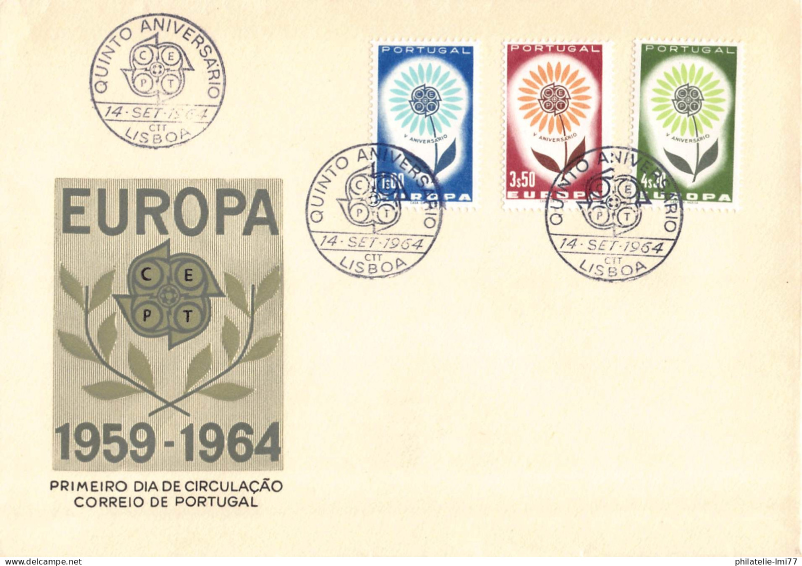 Portugal - FDC Europa 1964 - 1964