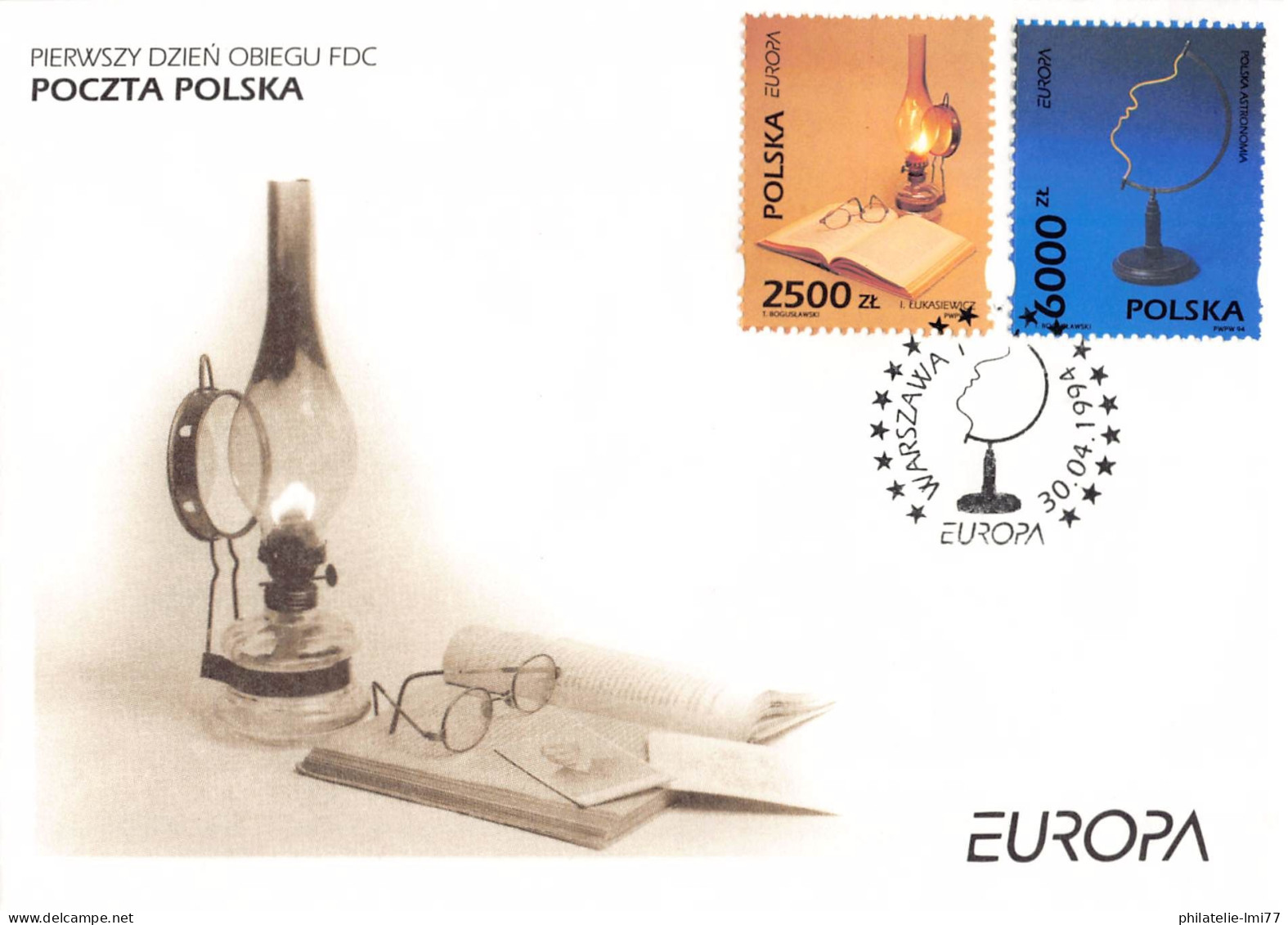 Pologne - FDC Europa 1994 - 1994