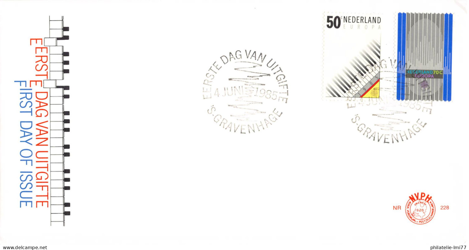 Pays-Bas - FDC Europa 1985 - 1985