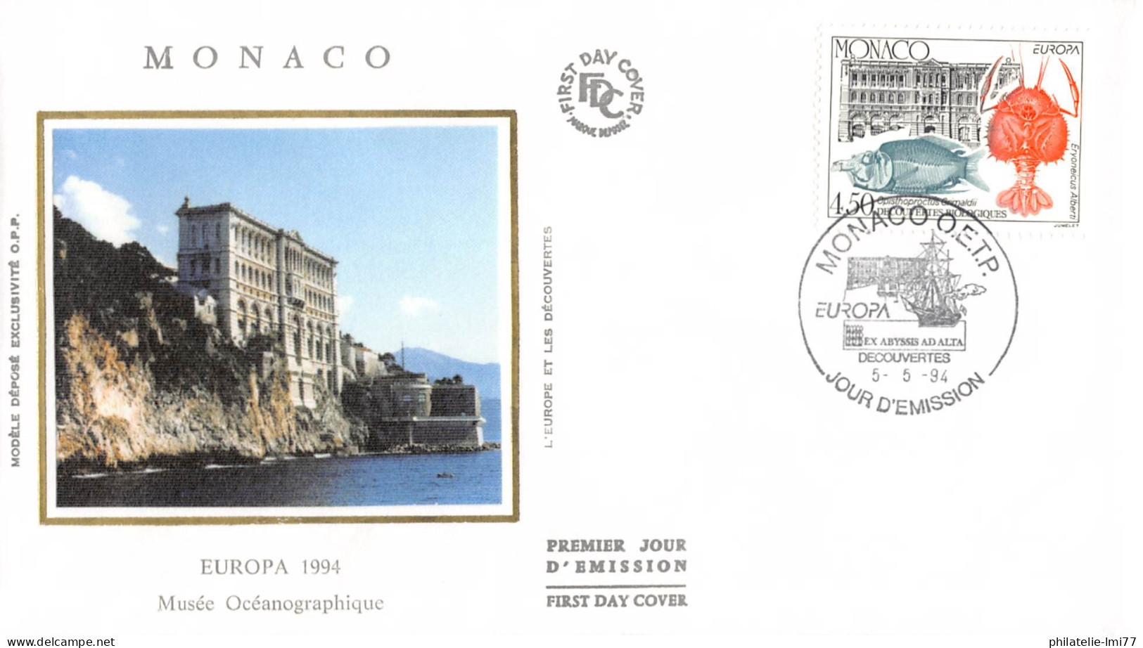 Monaco - FDC Europa 1994 - 1994
