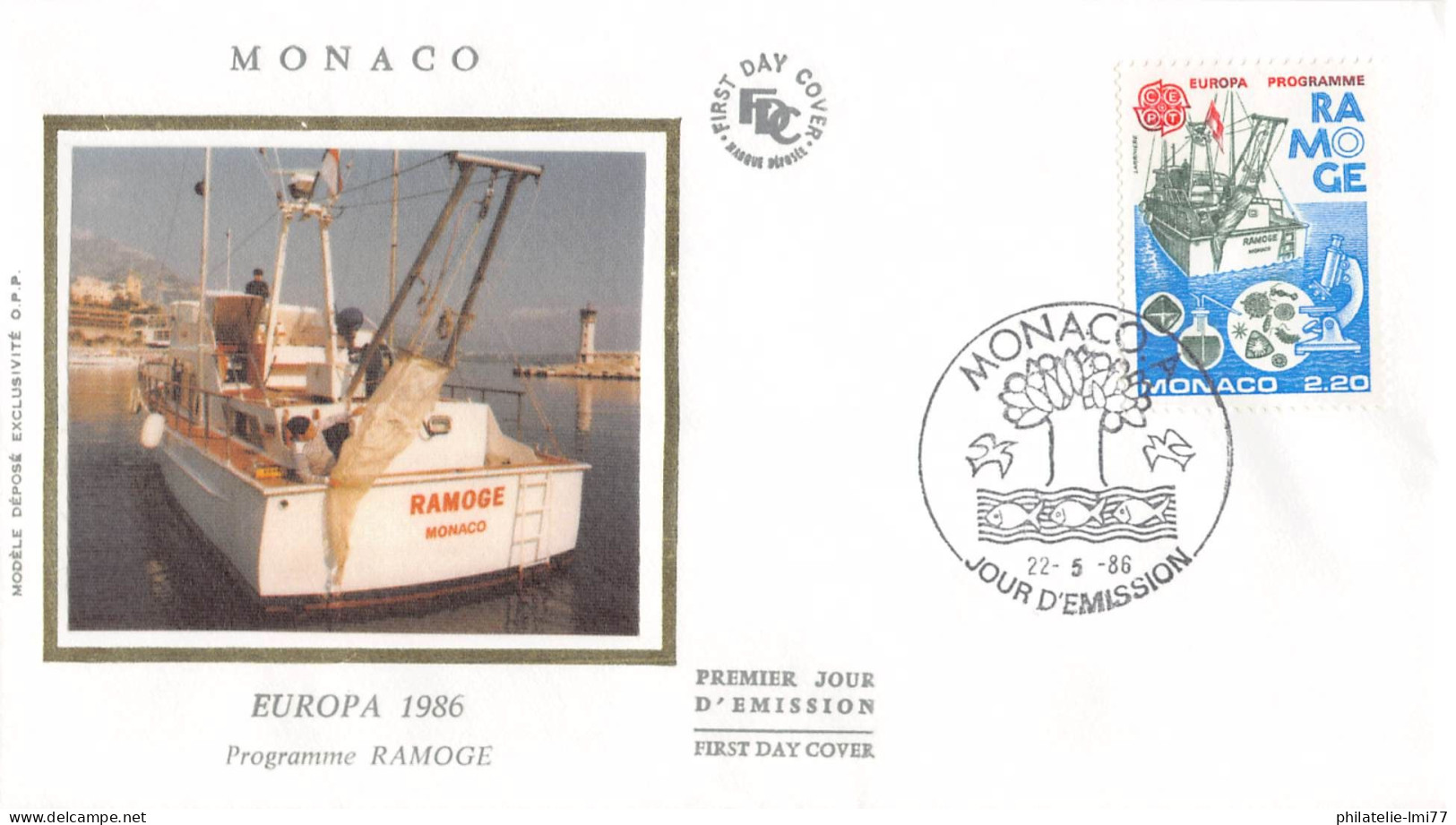 Monaco - FDC Europa 1986 - 1986